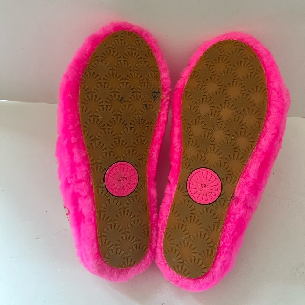 UGG Fluff Yeah Fuchsia Pink Slippers Size 6 - Picture 6 of 8